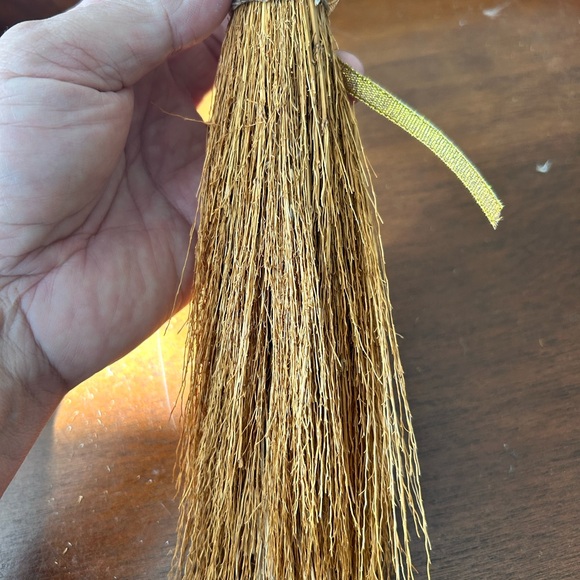 Handcrafted Decorative 16” witch broom with pendant attached- Great for display - Picture 5 of 8